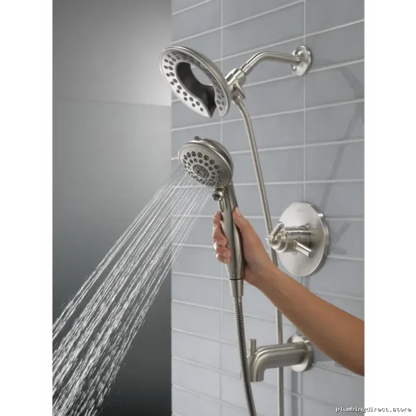 Saylor Monitor 17 Series Stainless Steel Tub & Shower Trim with In2Ition Technology - Delta Style T17435-SS-I - Image 4