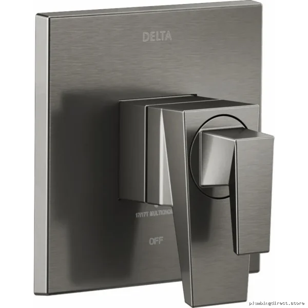 Stainless Steel Valve Trim Trillian Monitor 17 Series Lumicoat Black T17043-KS-PR Delta