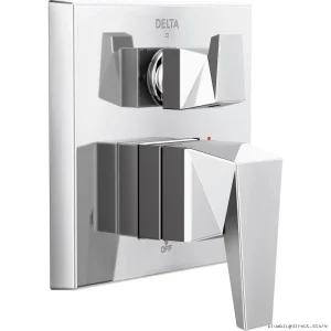 Delta T24843 Trillian Shower Valve Trim - Pressure Balanced with Integrated Diverter in Chrome