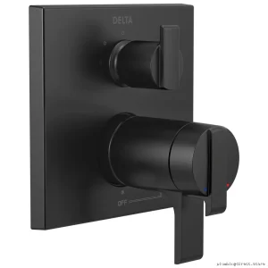 Delta TempAssure 17T Triple-Function Shower Valve Trim Matte Black T27T867-BL
