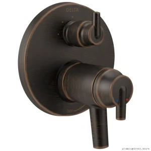Delta TempAssure Shower Valve Trim - 3-Setting Diverter in Bronze