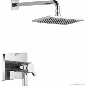 Delta Pivotal TempAssure 17T H2Okinetic Shower Trim in Chrome