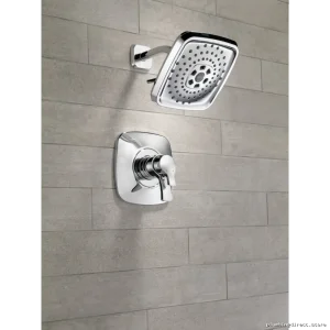 Delta Tesla 17 Series Chrome Shower Trim with H2Okinetic Technology
