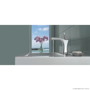 Delta Tesla Touch Chrome Single Hole Bathroom Sink Faucet