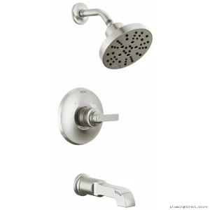 Delta Tetra Monitor 14 Shower Trim Kit in Stainless Steel T14489-SS-PR