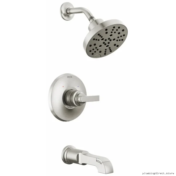 Delta Tetra Monitor 14 Shower Trim Kit in Stainless Steel T14489-SS-PR