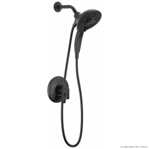 Delta Tetra Monitor 17 Series Modern Shower Trim - Matte Black T17289-BL