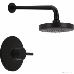 Delta Modern Matte Black Tommy Shower Trim with Easy Install