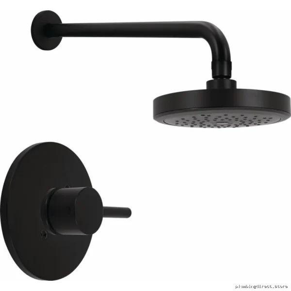 Delta Modern Matte Black Tommy Shower Trim with Easy Install