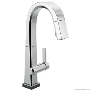 Pivotal Touch Bar Faucet w/ Pull-Down Spray - Chrome 9993T-DST Delta