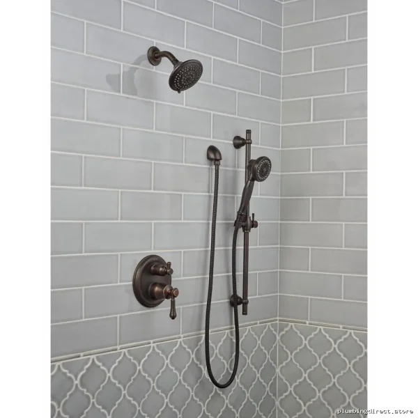 Delta Touch-Clean Shower Head - 5 Settings in Venetian Bronze