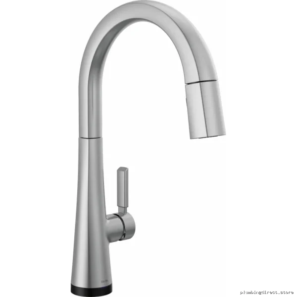 Delta Touch-Control Kitchen Faucet w/ Pull-Down Spray & Arctic Stainless - Image 4
