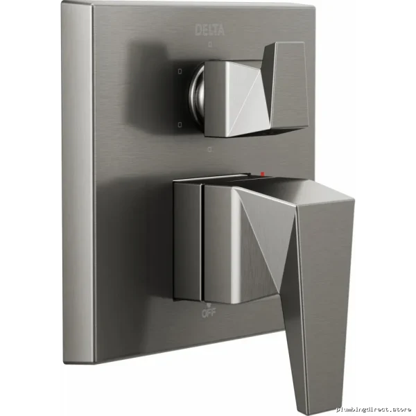 Delta Trillian Monitor 14 Series 6-Setting Shower Valve Trim in Lumicoat Black
