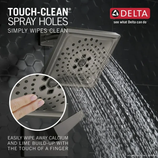 Delta Trillian 14 Series H2Okinetic Shower Trim in Lumicoat Black Stainless - Image 3