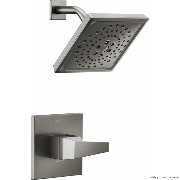Delta Trillian 14 Series H2Okinetic Shower Trim in Lumicoat Black Stainless