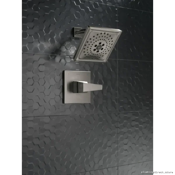 Delta Trillian 14 Series H2Okinetic Shower Trim in Lumicoat Black Stainless - Image 4