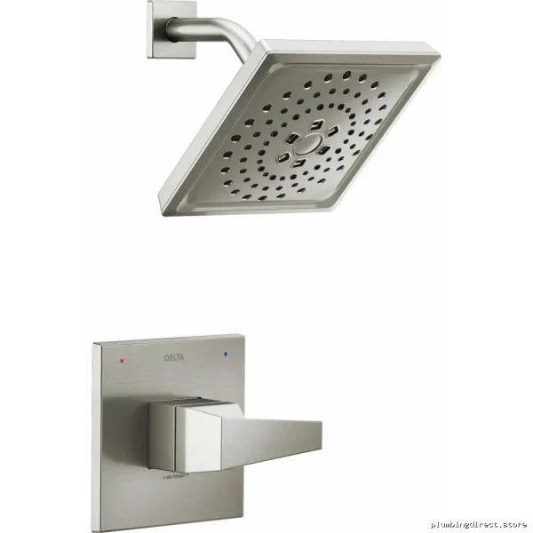 Delta Trillian 14 Series H2Okinetic Shower Trim - Stainless Steel Lumicoat Finish - Image 2