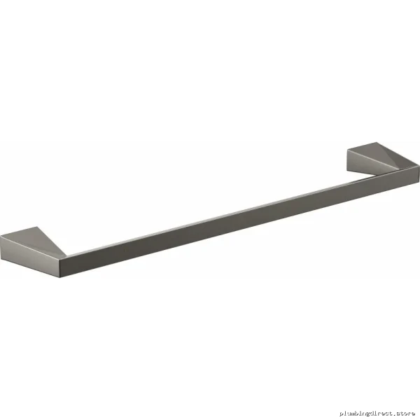 Trillian 18 Black Stainless Steel Towel Bar - Durable Modern Design (Model 74318-KS) by Delta