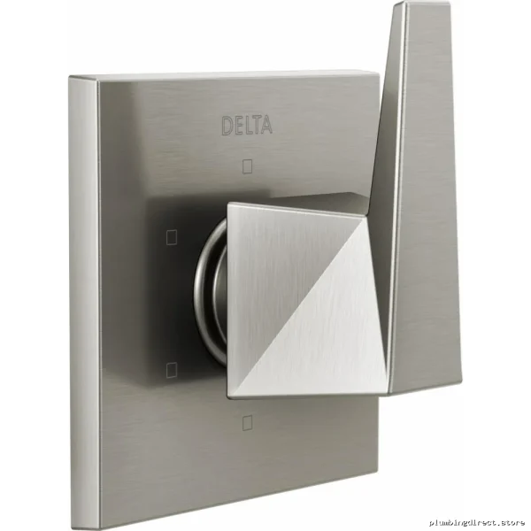 Delta Trillian 6-Setting Shower Diverter Trim in Stainless Steel