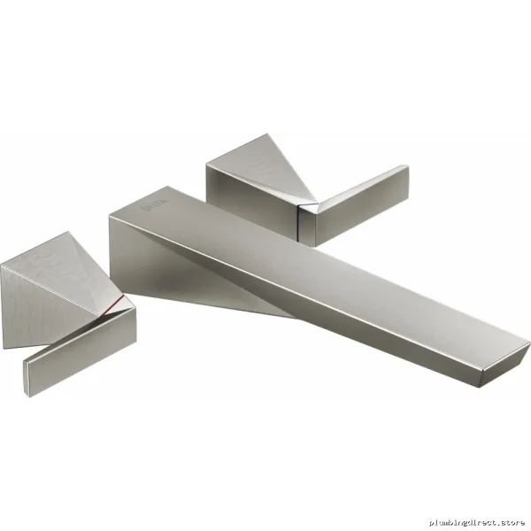 Delta Trillian Lumicoat Stainless Wall Mount Tub Filler Trim T5743-SS-PR-WL