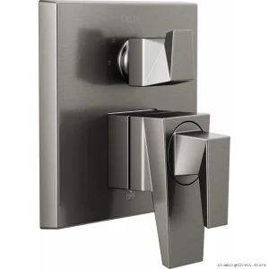 3-Setting Diverter Valve Trim for Trillian Monitor 17 - Lumicoat Black Stainless T27843-KS-PR Delta