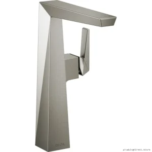 Delta Trillian Stainless Steel Vessel Sink Faucet for Bathroom 743-SS-DST