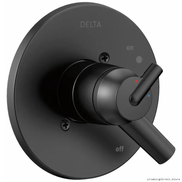 Delta Trinsic 17 Series Matte Black Valve Trim T17059-BL for Monitors - Image 2