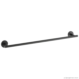 Trinsic 24 Inch Matte Black Towel Bar - Delta Design Wall-Mounted