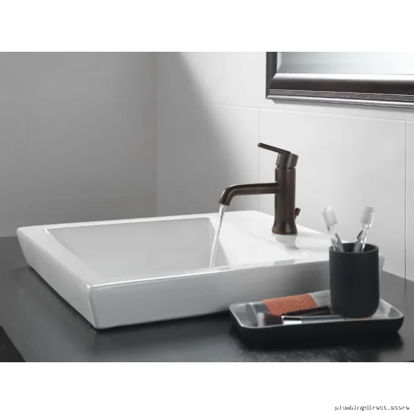Modern Venetian Bronze Single Hole Bathroom Faucet - Trinsic 559LF-RBMPU Delta
