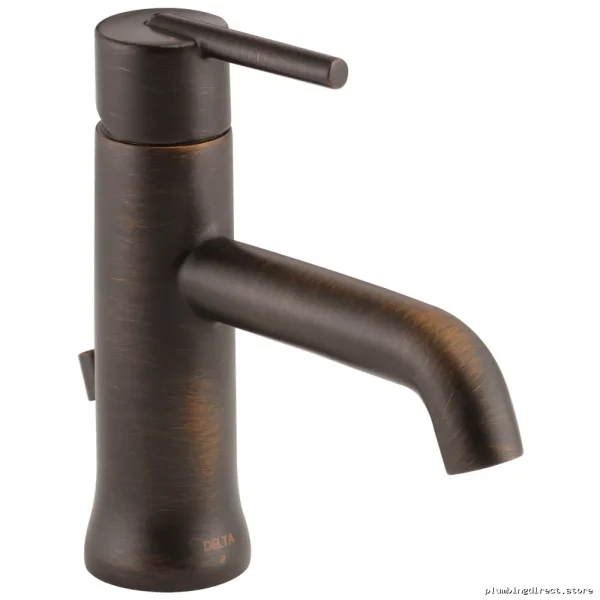 Modern Venetian Bronze Single Hole Bathroom Faucet - Trinsic 559LF-RBMPU Delta - Image 2