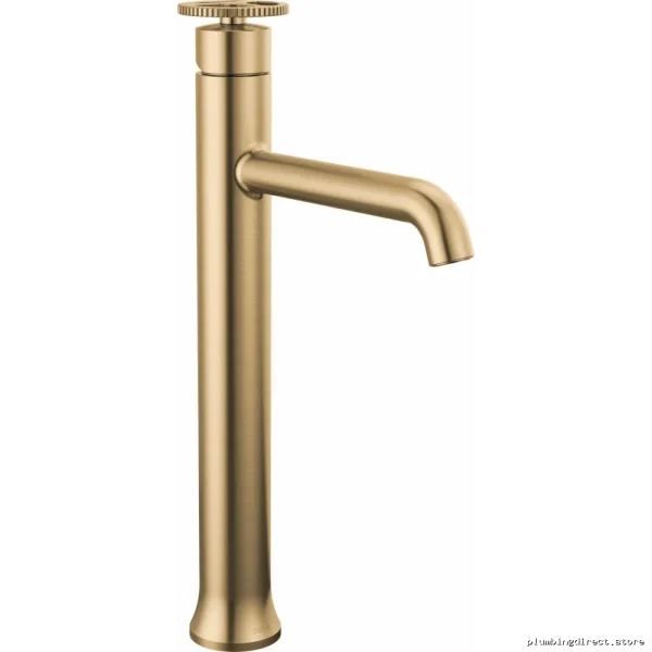 Modern Champagne Bronze Bathroom Faucet by Delta Trinsic - Image 2