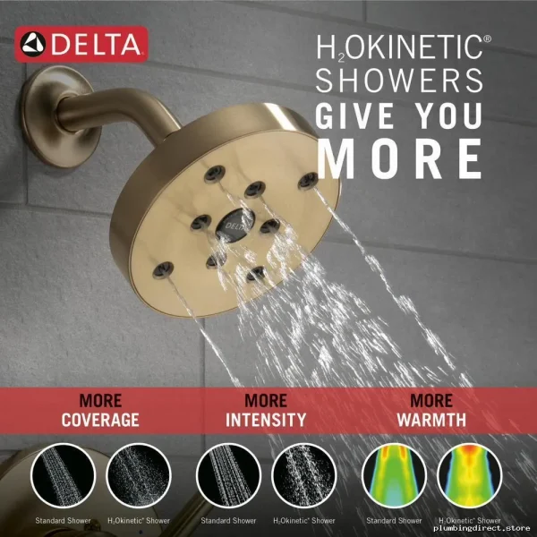 Delta Trinsic Champagne Bronze Shower Trim Kit - 14 Series T14259-CZ - Image 3