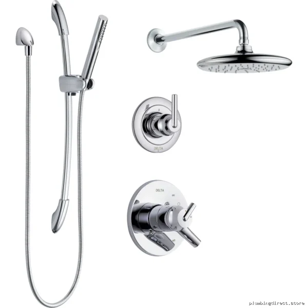 Delta Trinsic Chrome Shower System - Complete Kit