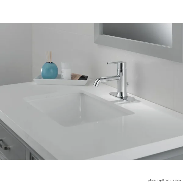 Delta Trinsic Chrome Single-Hole Bath Sink Faucet - Image 5