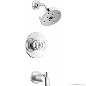 Delta Trinsic H2Okinetic Water-Saving Chrome Shower Trim