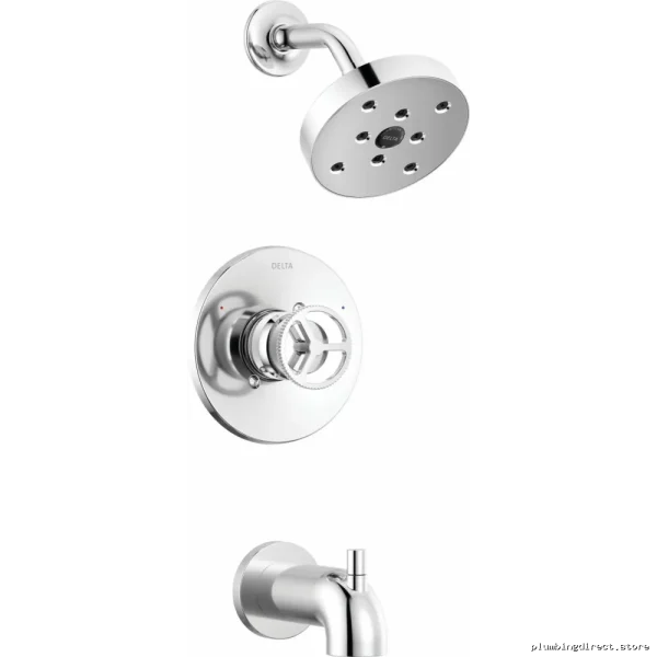 Delta Trinsic H2Okinetic Water-Saving Chrome Shower Trim