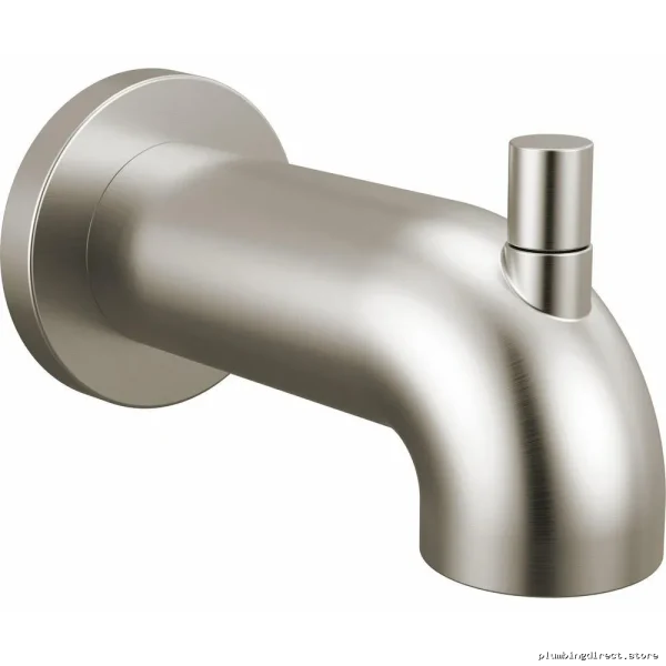 Stainless Steel Tub Diverter Spout with High-Flow Chrome Finish - Delta Trinsic RP73371SS