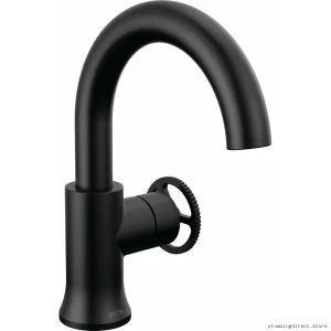 Trinsic Premium Single Hole Bathroom Faucet - Matte Black Delta 558HAR-BL-DST