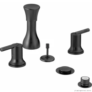 Delta Trinsic Matte Black Lever Door Handle Set 2-Pack H259BL