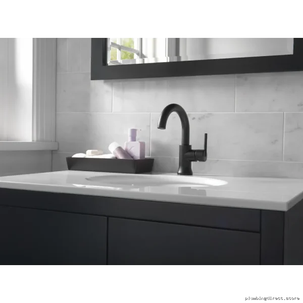Trinsic Compact Single Hole Bathroom Tap - Matte Black 559HA-BL-DST Delta