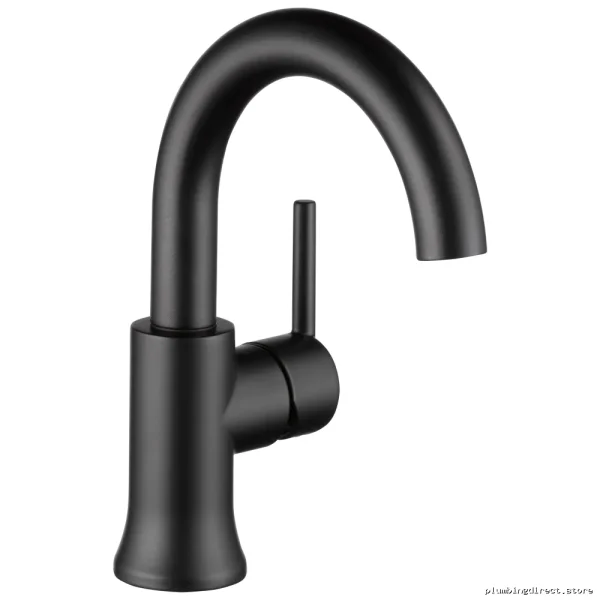 Trinsic Compact Single Hole Bathroom Tap - Matte Black 559HA-BL-DST Delta - Image 2