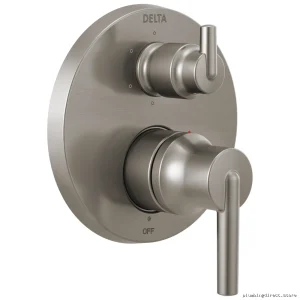 Trinsic Monitor 14 Series 6-Position Integrated Diverter Valve Trim - Stainless Steel T24959-SS Delta