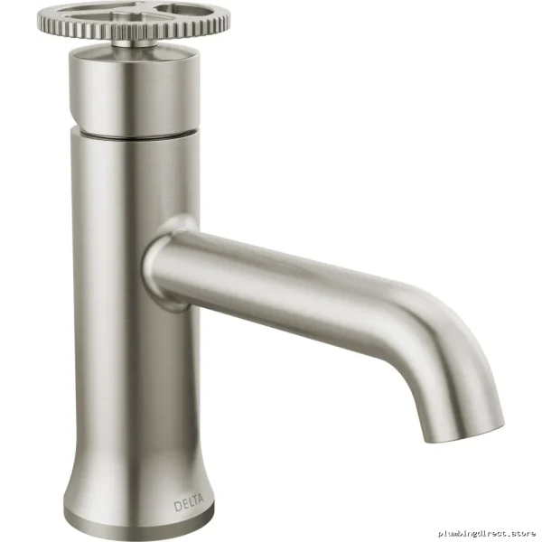 Delta Trinsic Stainless Single-Hole Bathroom Faucet - No Pop-Up