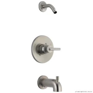 Delta Trinsic Stainless Steel Tub & Shower Trim Kit No Shower Head
