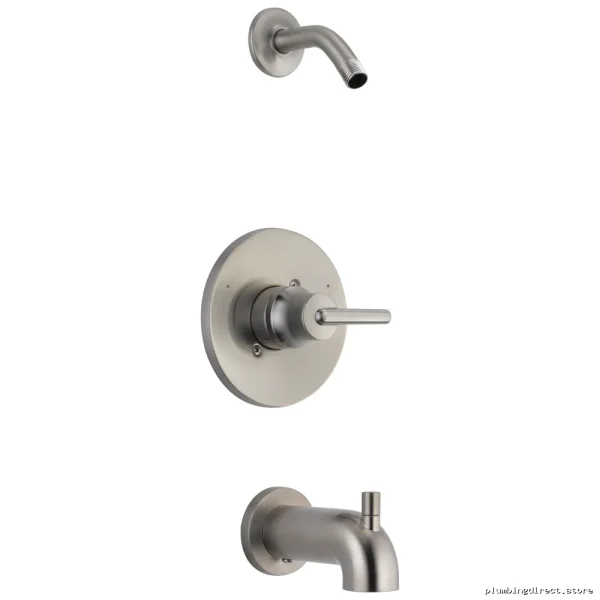 Delta Trinsic Stainless Steel Tub & Shower Trim Kit No Shower Head
