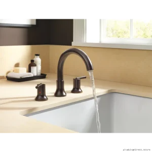 Venetian Bronze Roman Tub Faucet Trim - Delta Trinsic T2759RB