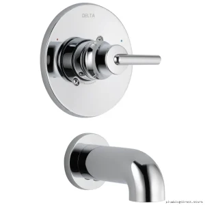 Delta Chrome Trinsic 14 Series Tub Faucet Trim Kit T14159