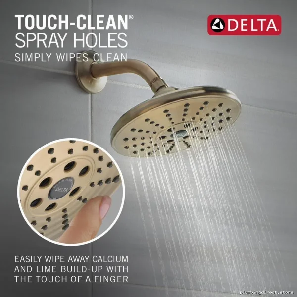 Delta Trinsic TempAssure 17T H2Okinetic Shower Trim – Champagne Bronze Modern Design - Image 3