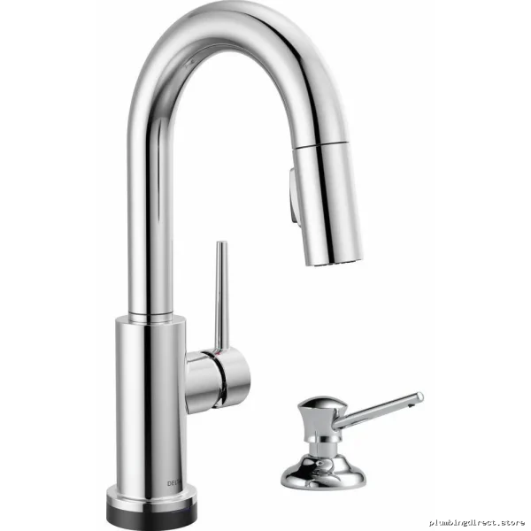 Delta Trinsic Touch Bar Faucet in Black Stainless with Pulldown Spray - 9959T-KS-DST - Image 2