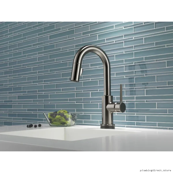 Delta Trinsic Touch Bar Faucet in Black Stainless with Pulldown Spray - 9959T-KS-DST - Image 5